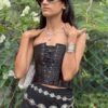 waist chain silver round