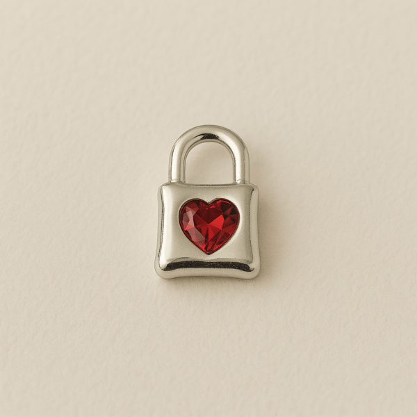 lock silver chain