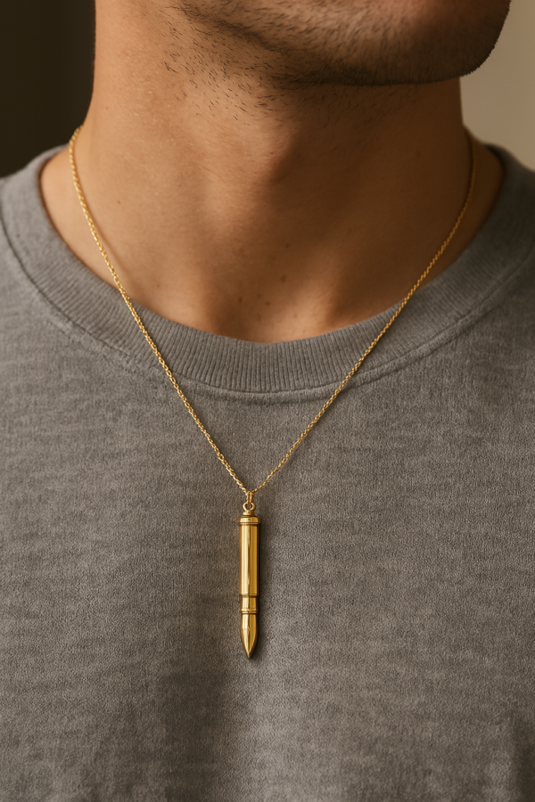 bullet chain gold
