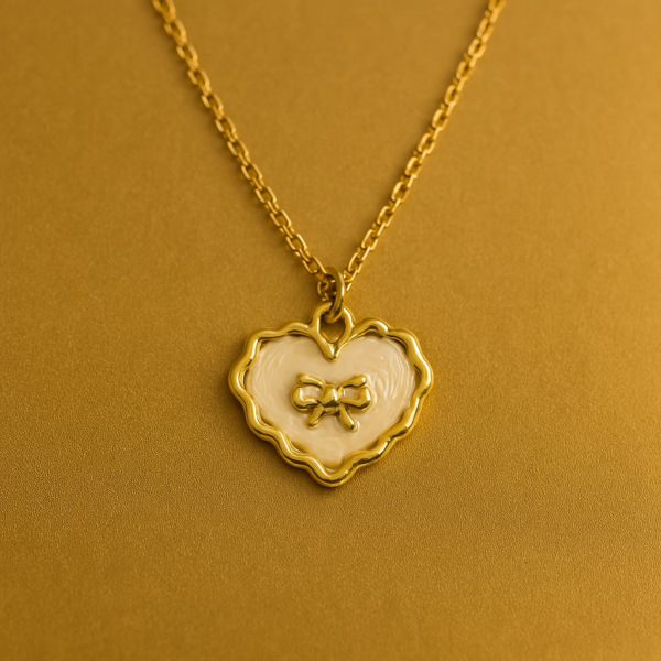 heart marble chain