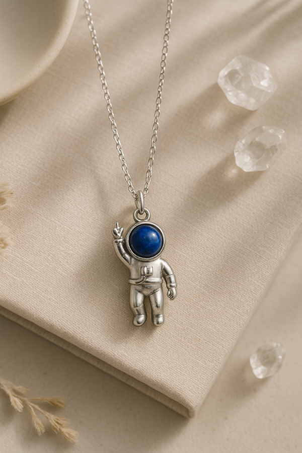 astronaut charm chain