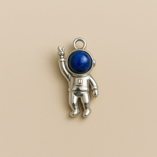 astronaut charm chain