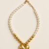 Heart pearl chain