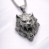 Alpha wolf pendant chain