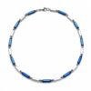 blue bar linked chain