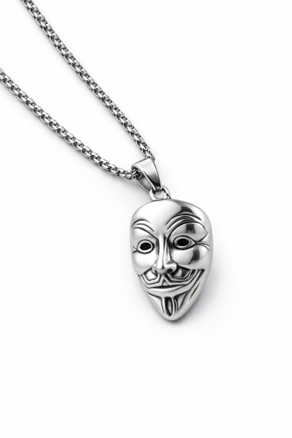 Phantom mask pendant chain