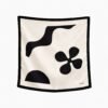Mono bloom scarf