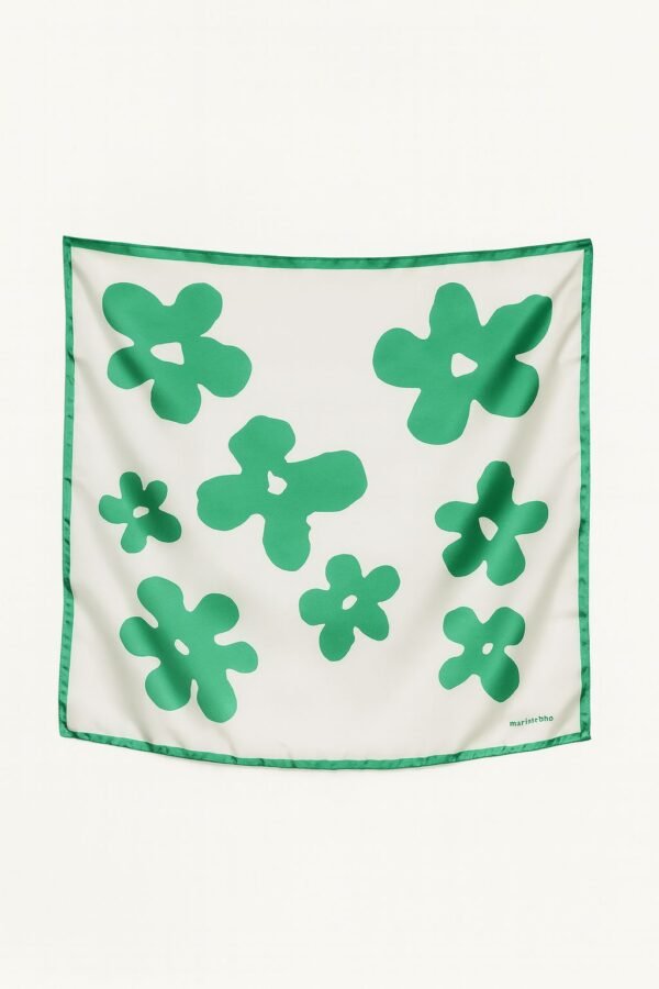 Emerald bloom scarf