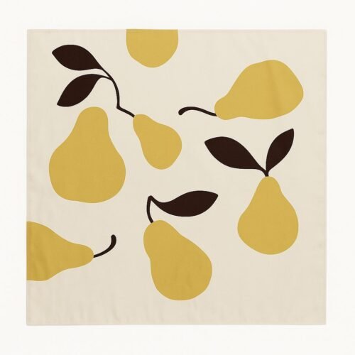 Pear garden scarf