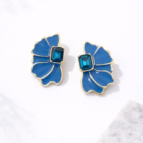 ocean flower earrings