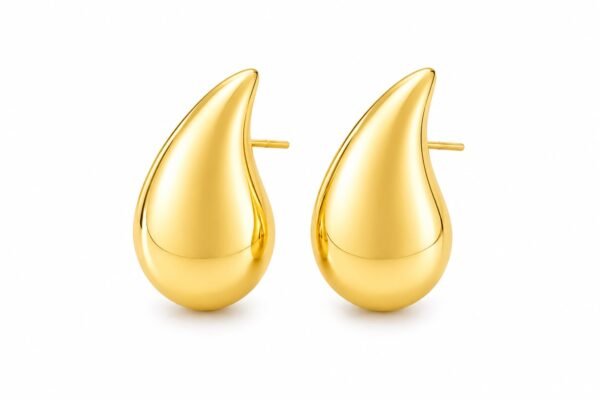 Liquid flame earrings