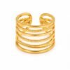Auric cuff ring