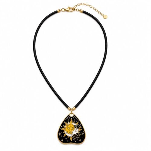 Celestial eclipse necklace