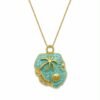 Emerald Clover Charm Necklace