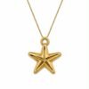 Golden Starfish Necklace