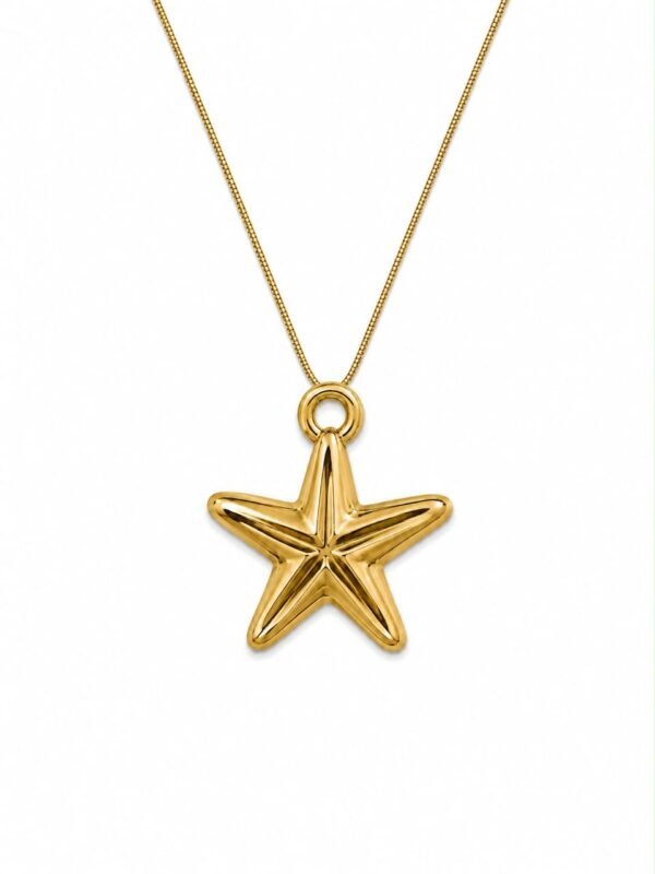 Golden Starfish Necklace