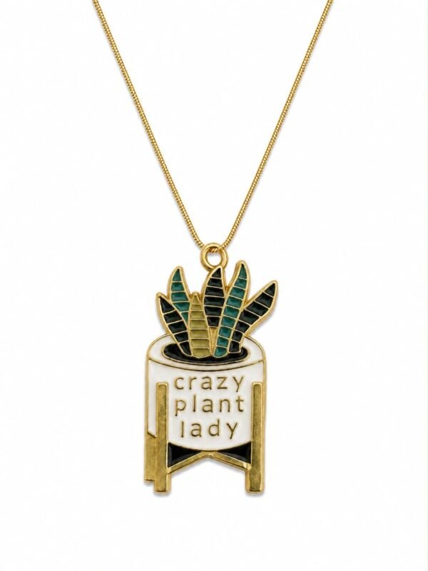 Plant Parent Potted Plant Necklace 🌿