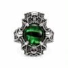 Emerald Evil Eye Gothic Charm