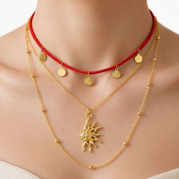 sunshine layers necklace